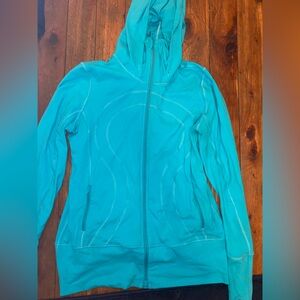 Turquoise Zip-Up Lululemon